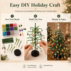 Beaded Christmas Tree DIY Kit - 4K