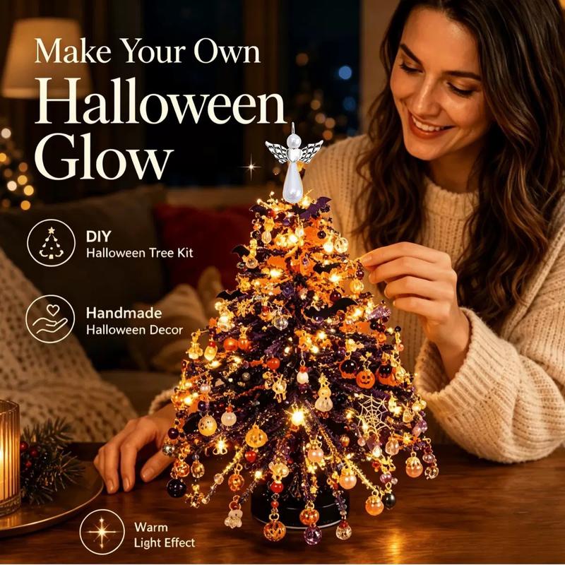 DIY Beaded Pine Christmas Tree