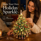 DIY Beaded Pine Christmas Tree